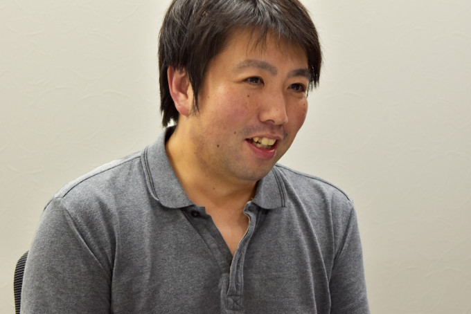 株式会社ラクス 開発エンジニア 三田英一氏が転職を決めた理由について話している写真