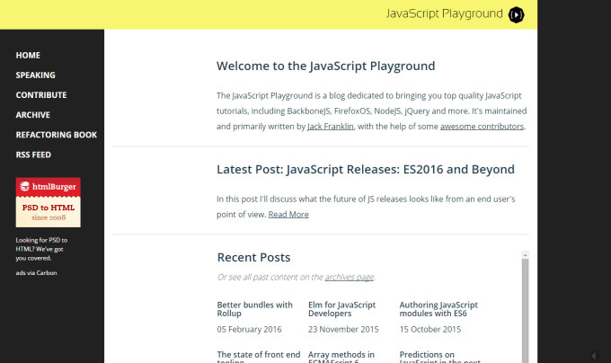 ブログ「JavaScript Playground」の画像